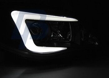 HEADLIGHTS SUBARU IMPREZA III GH 07-12 TUBE BLACK HID