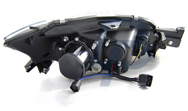 HEADLIGHTS SUBARU IMPREZA III GH 07-12 TUBE BLACK HID - 3
