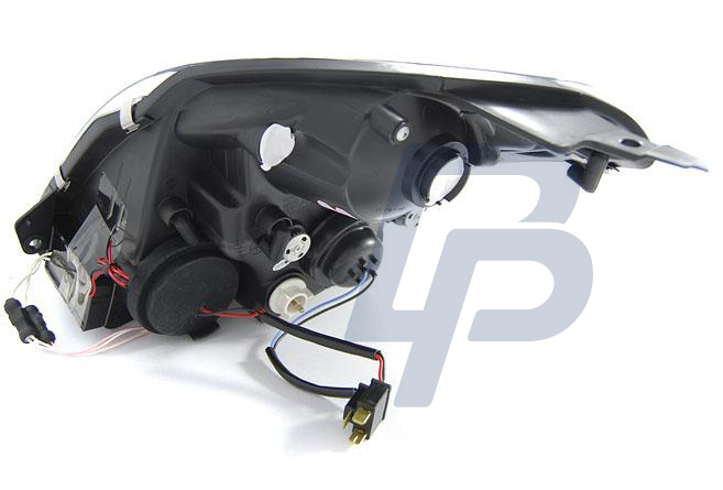 HEADLIGHTS SUZUKI SWIFT 05.05-10 CCFL ANGEL EYES CHROME - 4