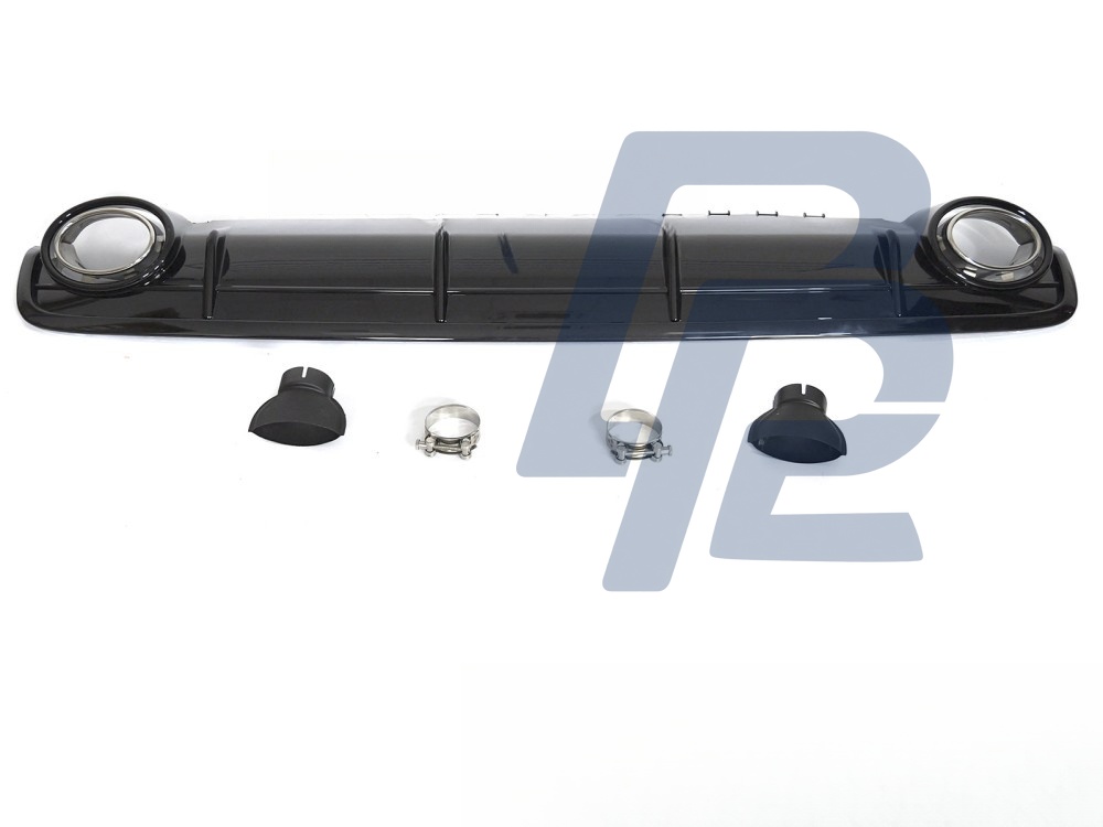 Diffuser Twin Outlet Sport Style for Audi Q7 4M 2015–2019 - 6