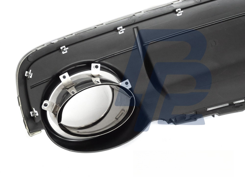 Diffuser Twin Outlet Sport Style for Audi Q7 4M 2015–2019 - 2
