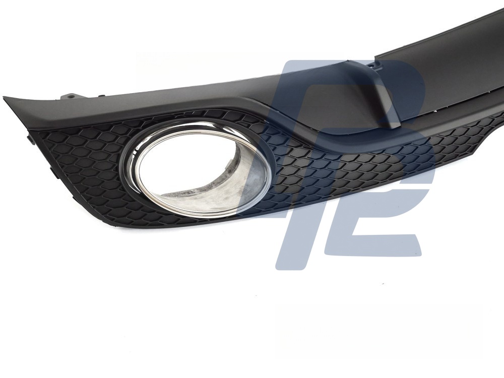 Diffuser Twin Outlet Matt Black Sport Style for Audi TT 8J 2006–2014 - 3