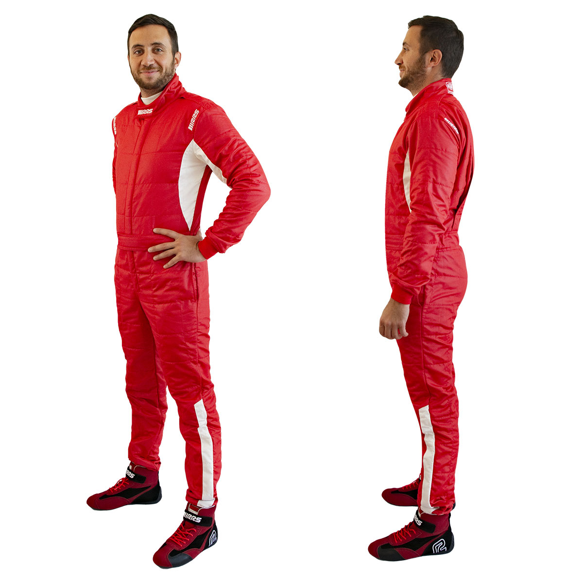 RRS DIAMOND STAR RACE SUIT - RED - FIA 8856-2018 - 3