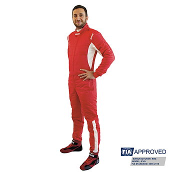 RRS DIAMOND STAR RACE SUIT - RED - FIA 8856-2018