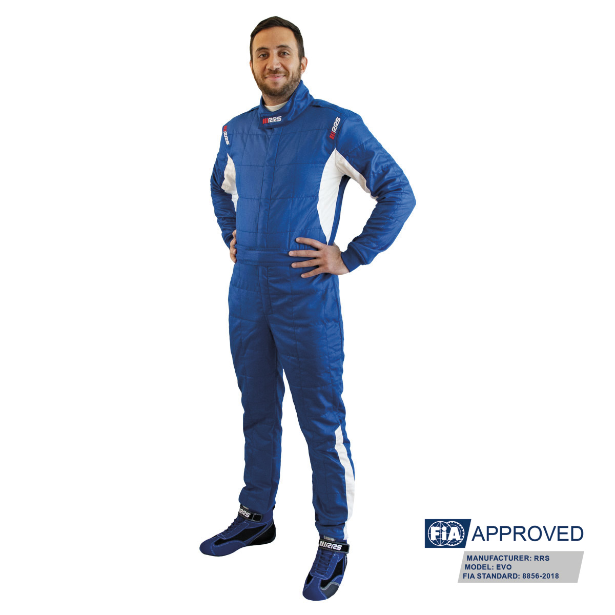 RRS DIAMOND STAR RACE SUIT - BLUE - FIA 8856-2018 - 2