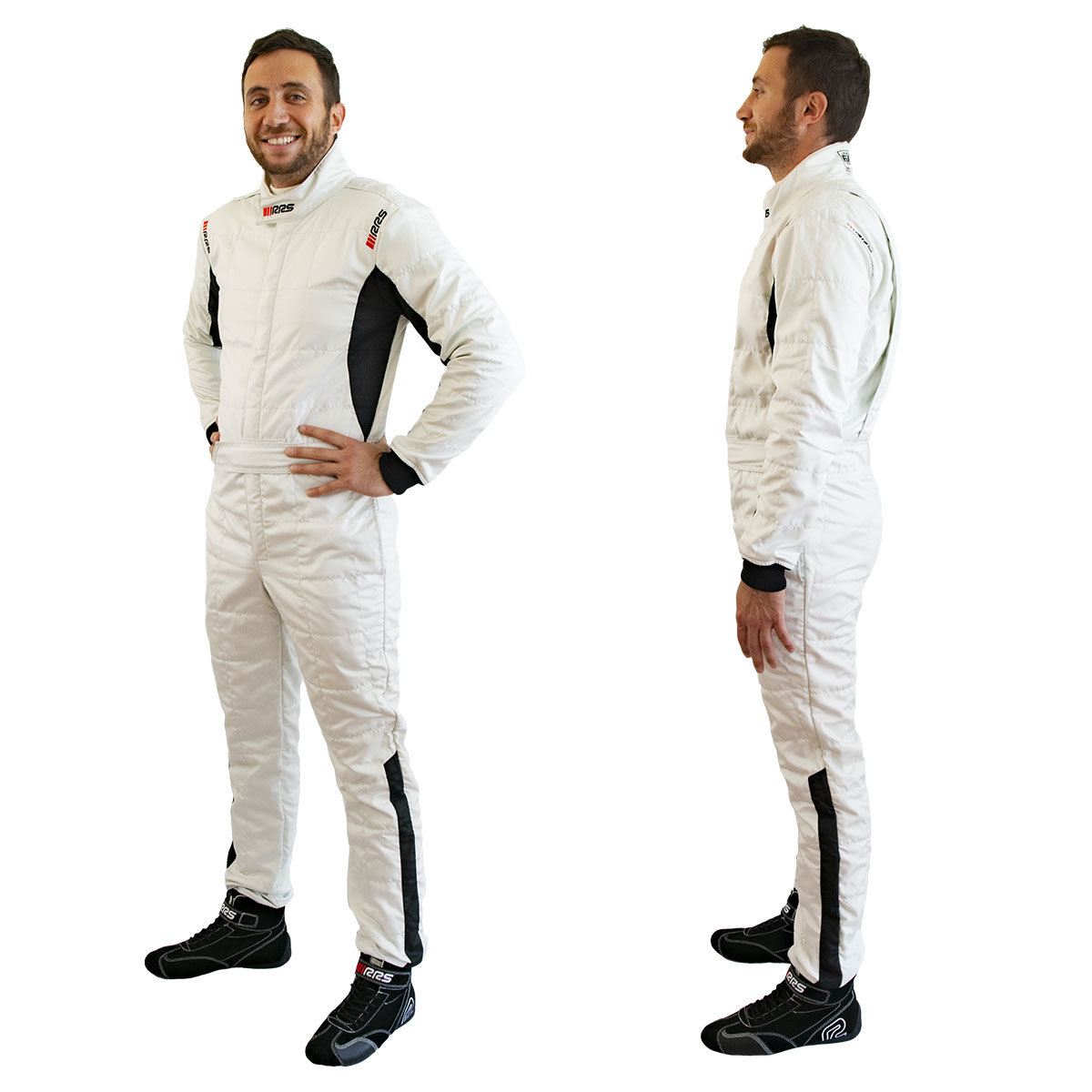 RRS DIAMOND STAR RACE SUIT - SILVER - FIA 8856-2018 - 3