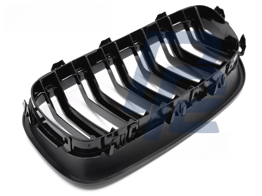 Grille Sport Gloss Black Double-Slat for BMW F10 / F11 2010–2016 - 3