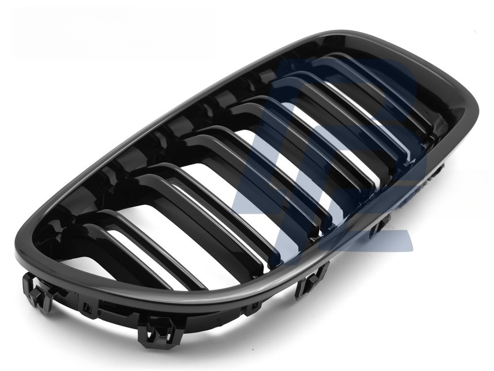 Grille Sport Gloss Black Double-Slat for BMW F10 / F11 2010–2016 - 2