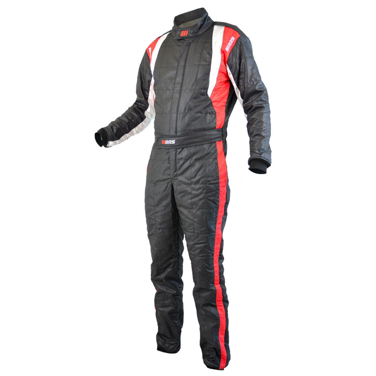 RRS SPEED RACE SUIT - BLACK AND RED - FIA 8856-2018