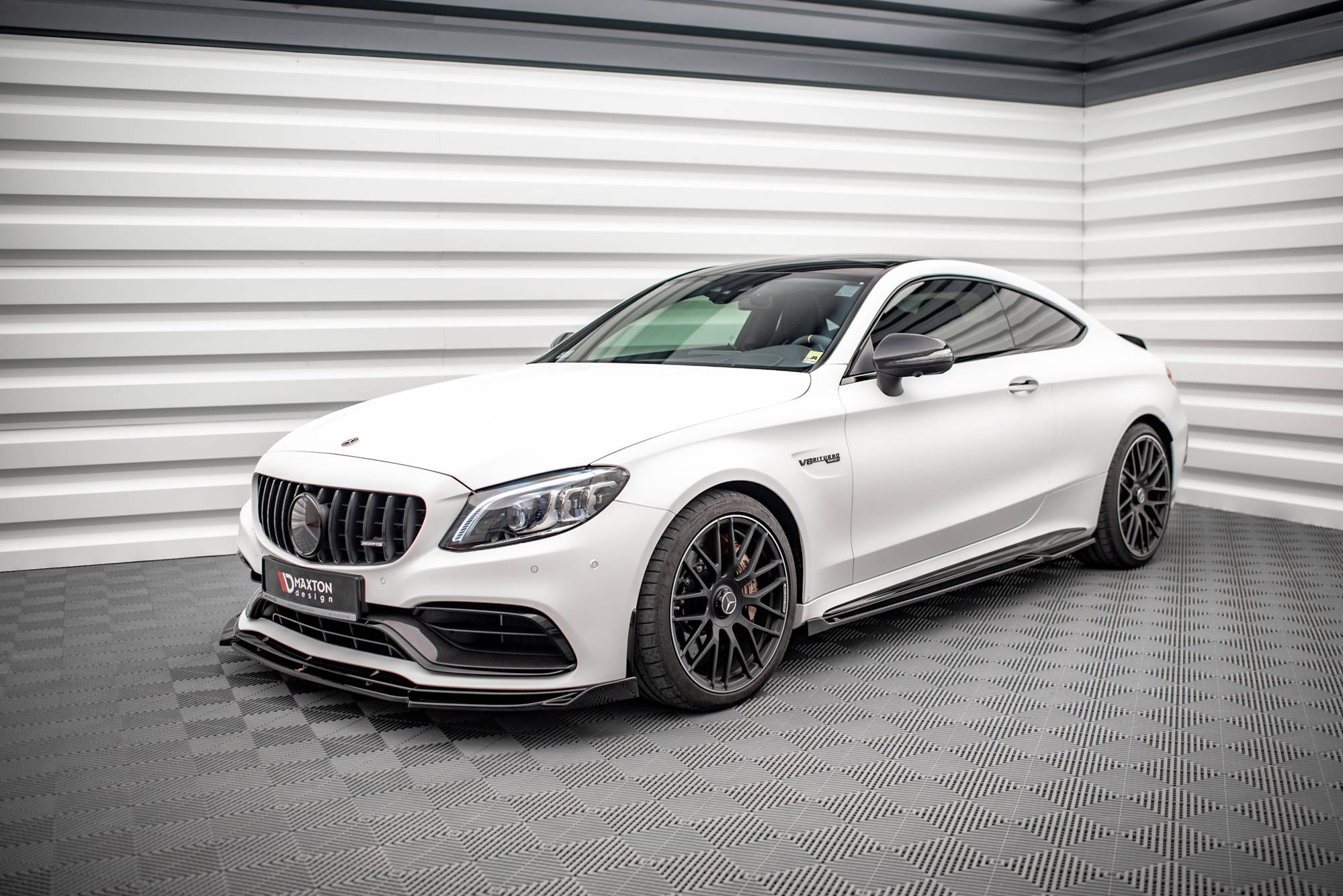 Side Skirts Diffusers V.2 Mercedes-AMG C 63AMG Coupe C205 Facelift - 2