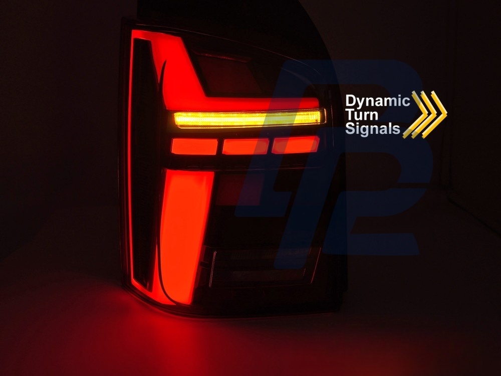LED Bar Tail Lights Smoked Sequential for VW T5 04.2003–2009 / 2010–2015 - 2