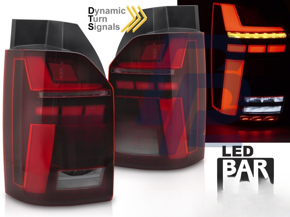 LED Bar Tail Lights Red Sequential for VW T6 2015–2019 / T6.1 2020–2024 - 6