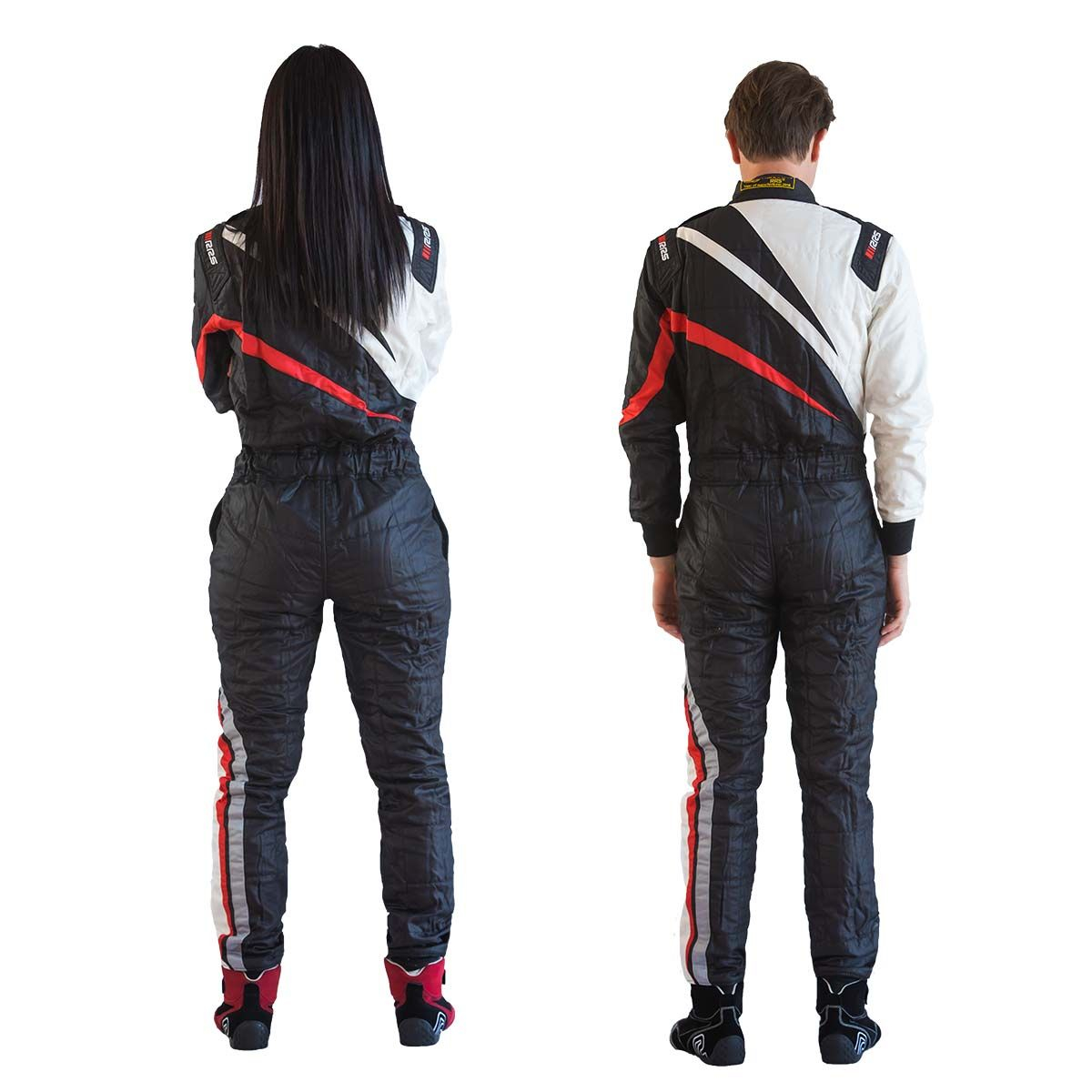 RACE SUIT RRS FIA EVO DYNAMIC BLACK / RED - FIA 8856-2018 - 4