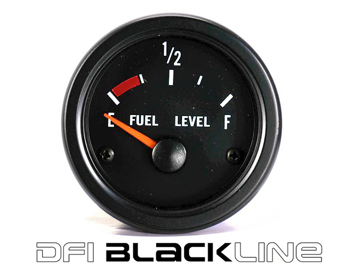 DFI BLACKLINE UNIVERSAL METER GAUGE 52MM - FUEL LEVEL