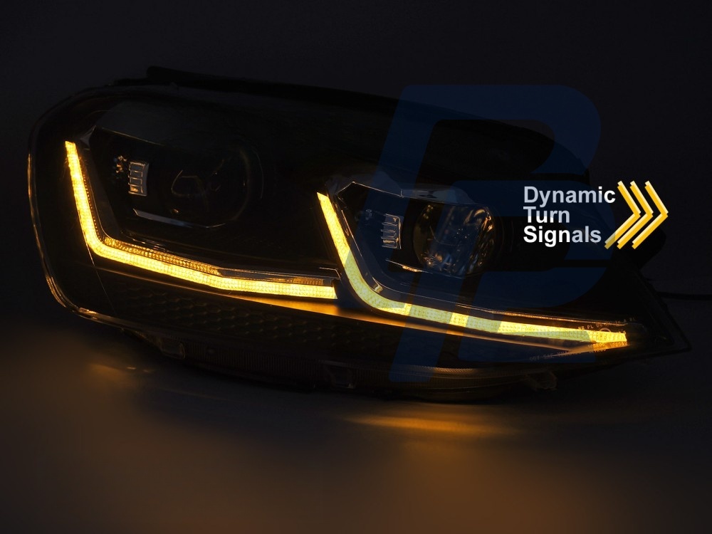 LED Headlights Red LED Sequential DRL for VW Golf VII 2017–2019 - 2