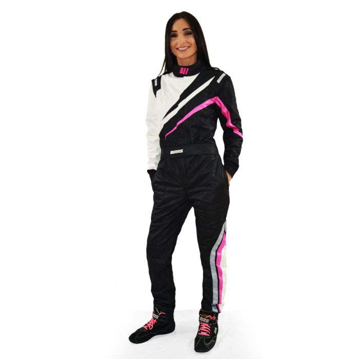 RACE SUIT RRS FIA EVO DYNAMIC BLACK / PINK - FIA 8856-2018