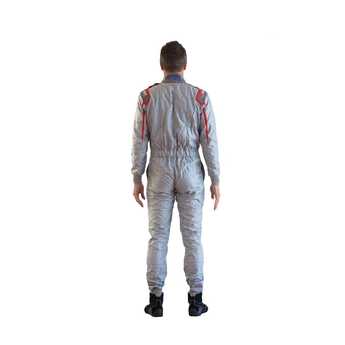 RACE SUIT RRS EVO MONTE CARLO GRAY / RED - FIA 8856-2018 - 5