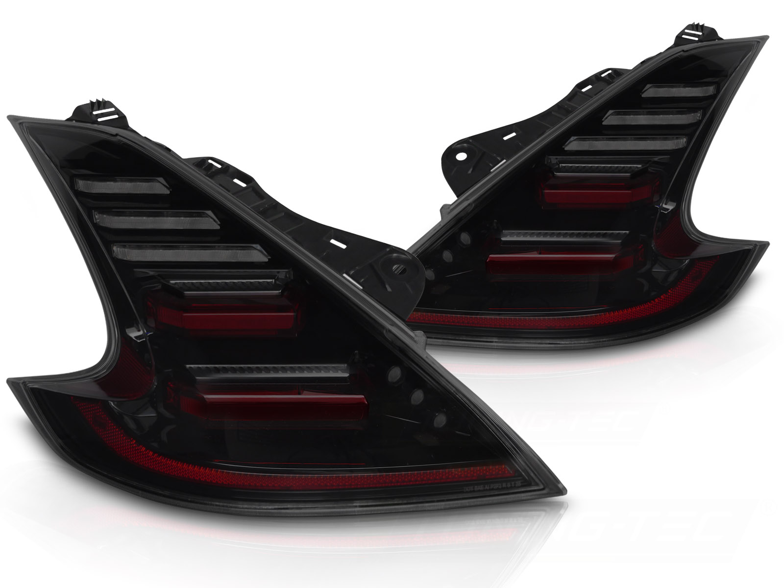 FULL LED-BAKLYKTOR SVART TONAD TILL NISSAN 370Z 2009-2020