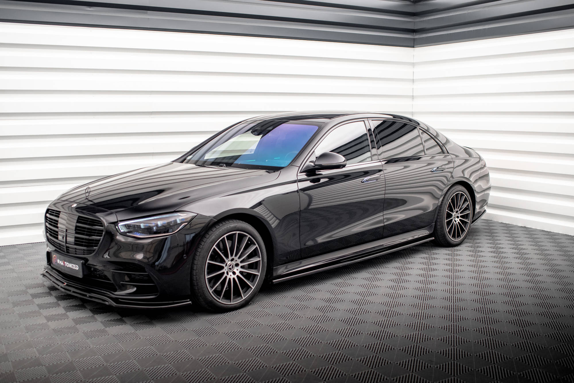 Side Skirts Diffusers Mercedes S Long AMG-Line V223 - 3