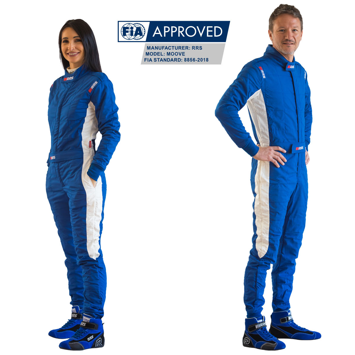 RRS MOOVE RACE SUIT - BLUE - FIA 8856-2018 - 2