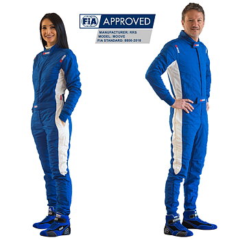RRS MOOVE RACE SUIT - BLUE - FIA 8856-2018