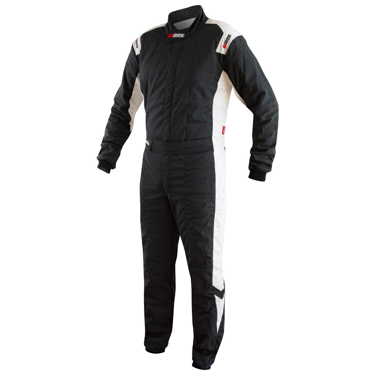 RRS MOOVE 2 RACE SUIT - BLACK / WHITE - FIA 8856-2018