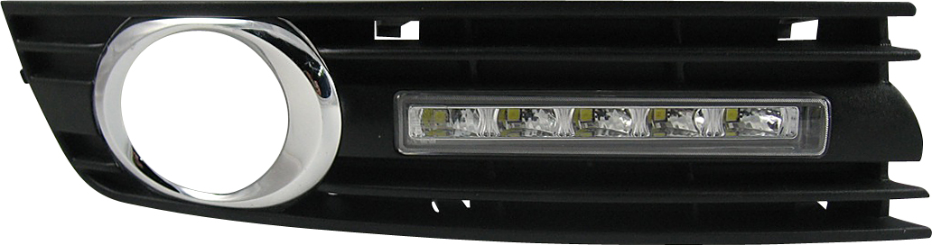 AUDI A4 8E/B6 01-04 DRL BUMPER GRILL SET V2 (OE FOGLIGHTS)