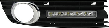 AUDI A4 8E/B6 01-04 DRL BUMPER GRILL SET V2 (OE FOGLIGHTS)