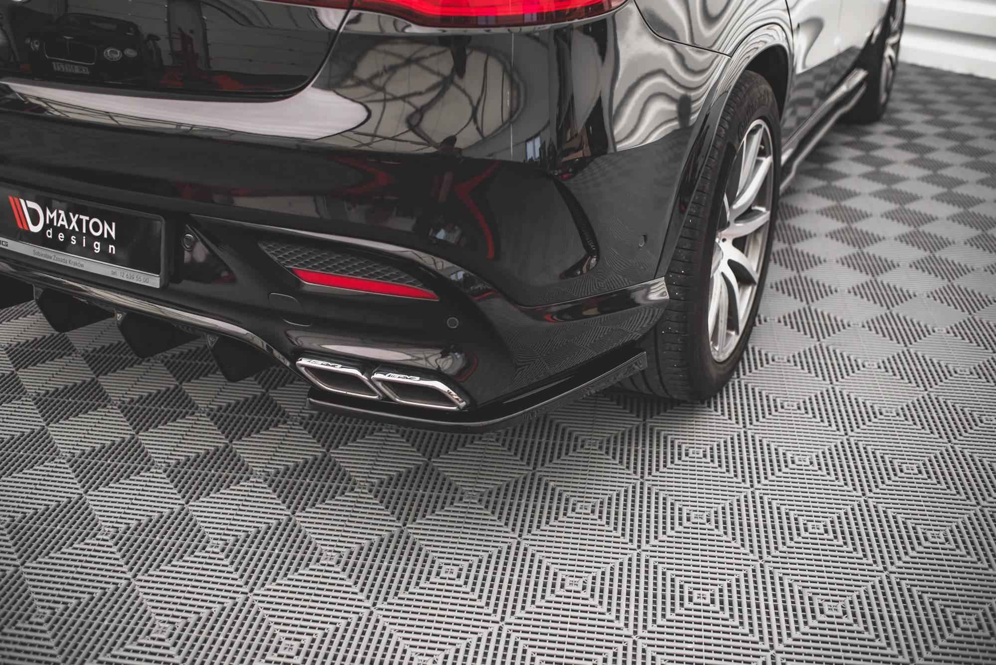 Rear Side Splitters V.2 Mercedes GLE Coupe 63AMG C292 (2015-2019) - 3