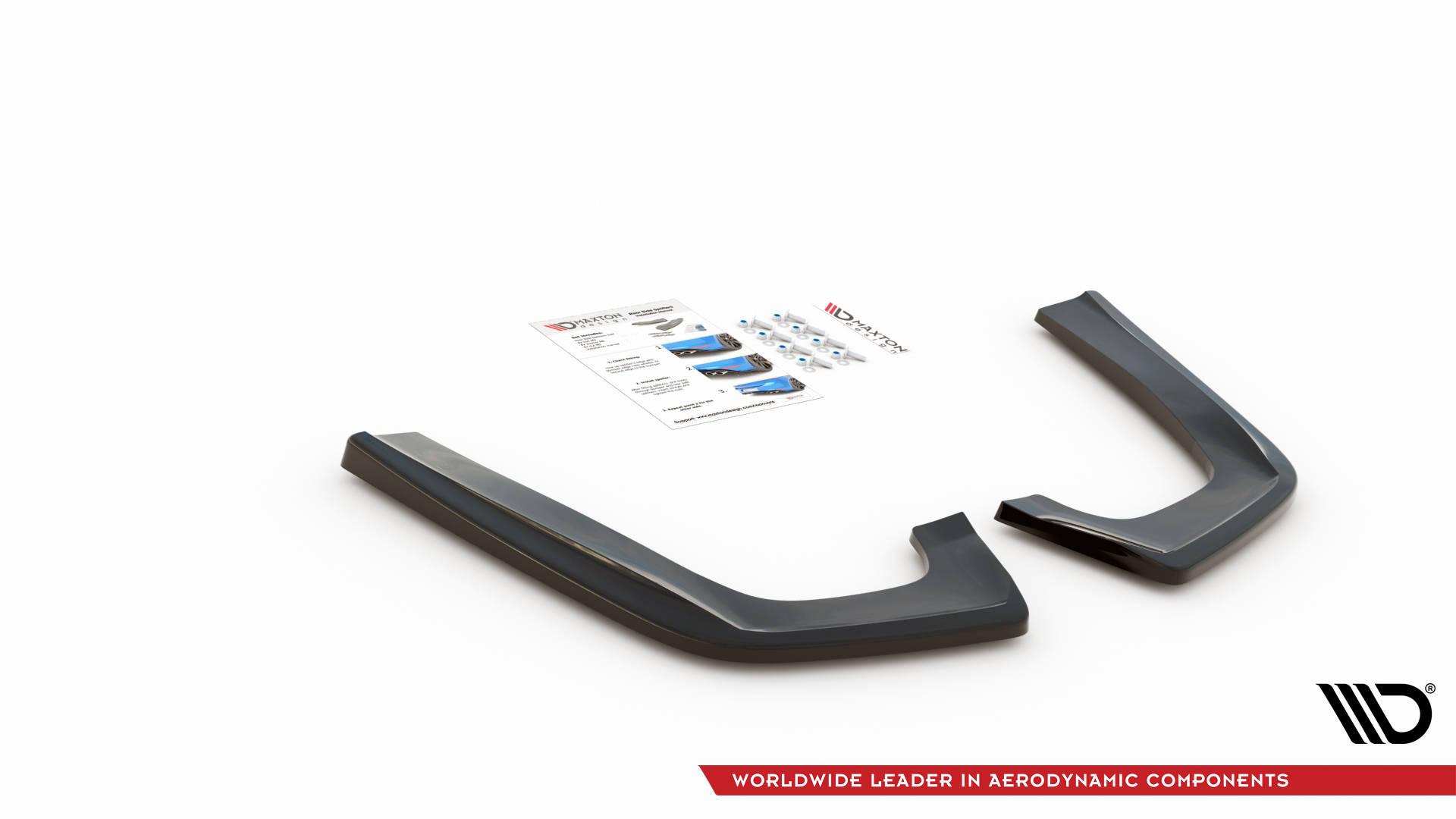 Rear Side Splitters V.2 Mercedes GLE Coupe 63AMG C292 (2015-2019) - 5