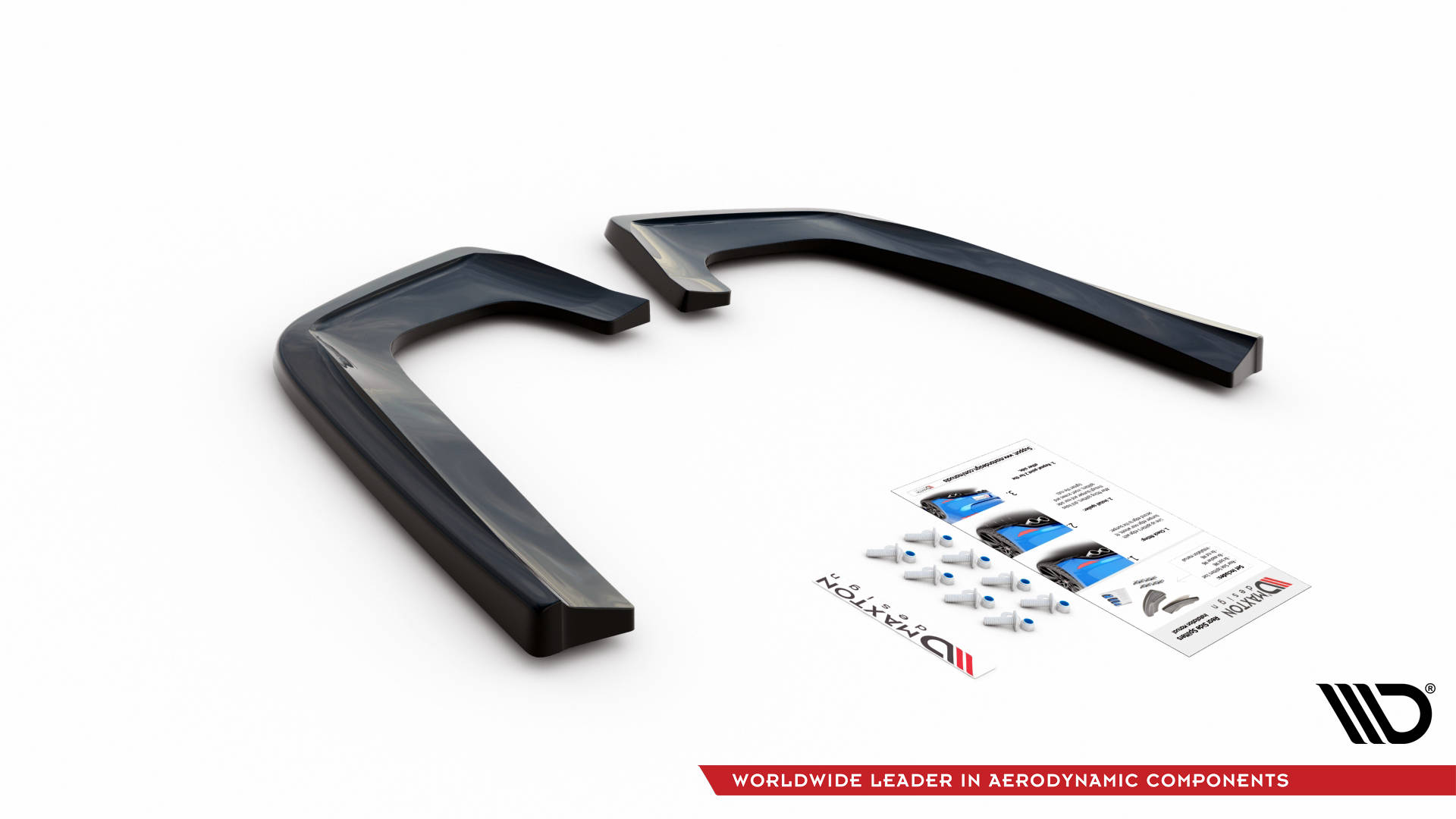 Rear Side Splitters V.2 Mercedes GLE Coupe 63AMG C292 (2015-2019) - 6