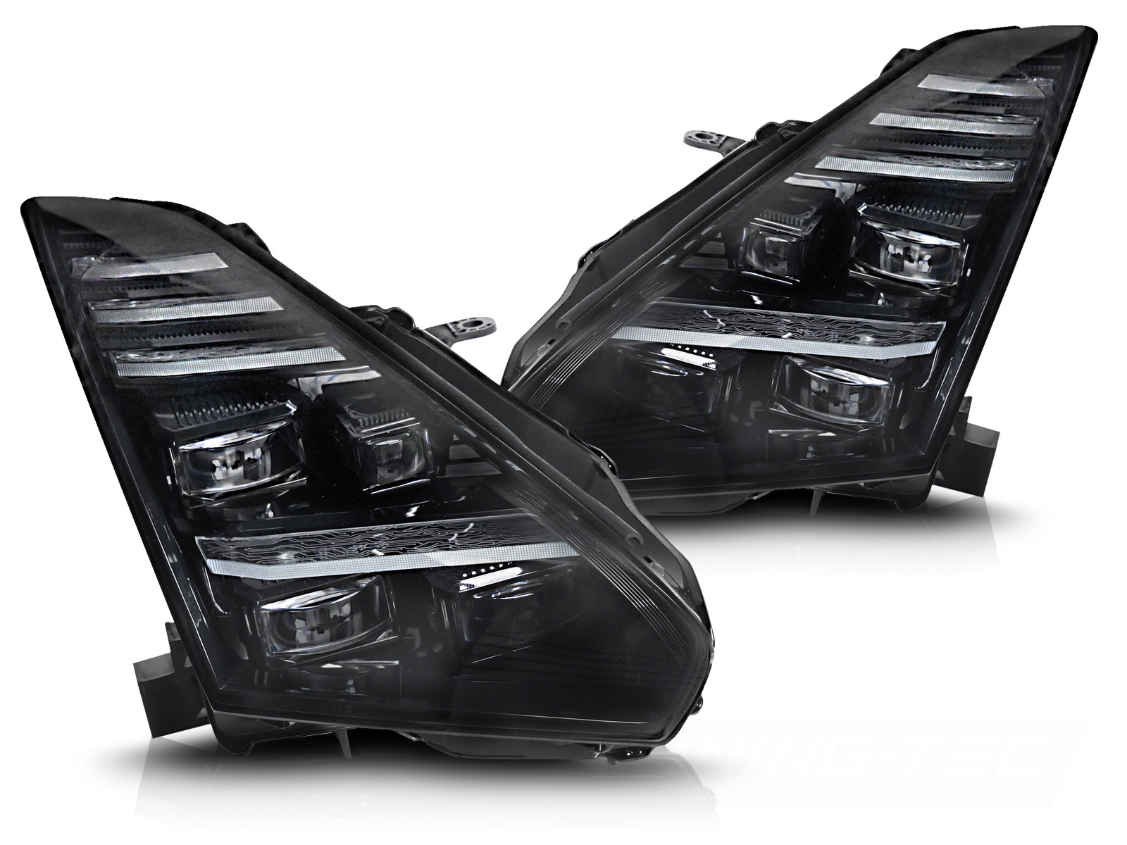 FULL-LED-STRÅLKASTARE SEQ DRL TILL NISSAN GT-R 2008-2023