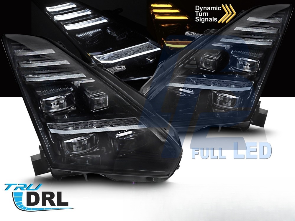 Full LED Headlights Sequential DRL for Nissan GT-R 2008–2023 - 2