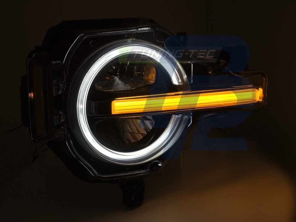 Headlights Full LED DRL Black for Ford Bronco 2021–2024 - 5
