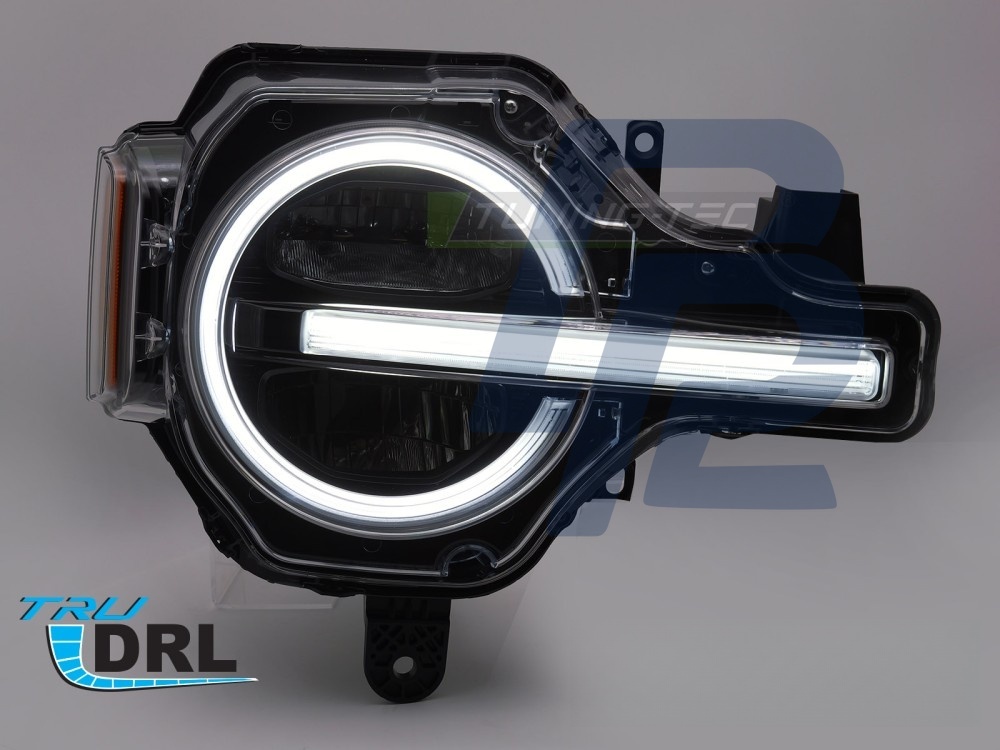 Headlights Full LED DRL Black for Ford Bronco 2021–2024 - 3