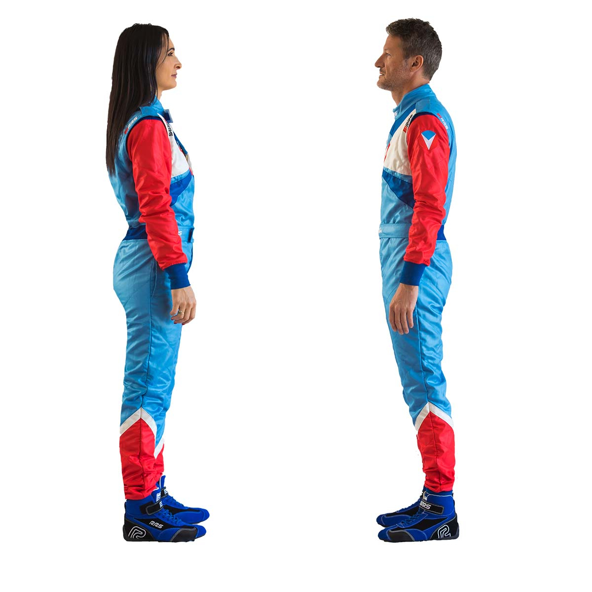 RRS EVO2 MICHEL VAILLANT FIA RACE SUIT - RED/BLUE - 3