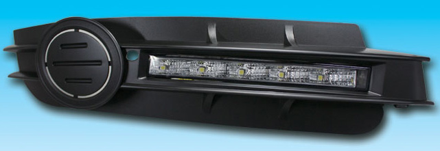 AUDI A6 05-08 DRL BUMPER GRILL SET