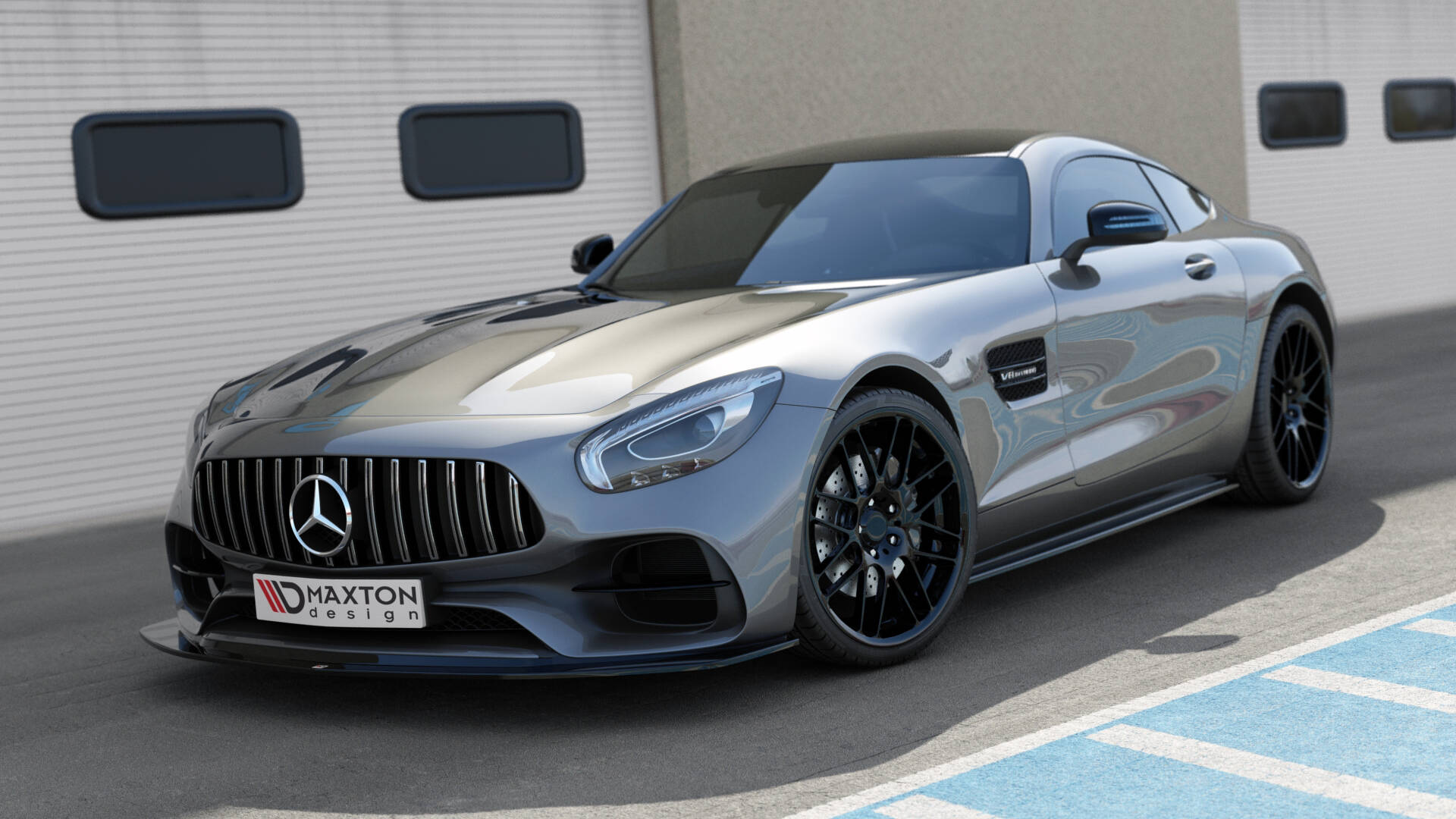 Front Splitter Mercedes-AMG GT S C190 Facelift - 5
