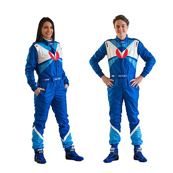 RRS EVO2 MICHEL VAILLANT FIA RACE SUIT - BLUE