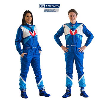 RRS EVO2 MICHEL VAILLANT FIA RACE SUIT - BLUE