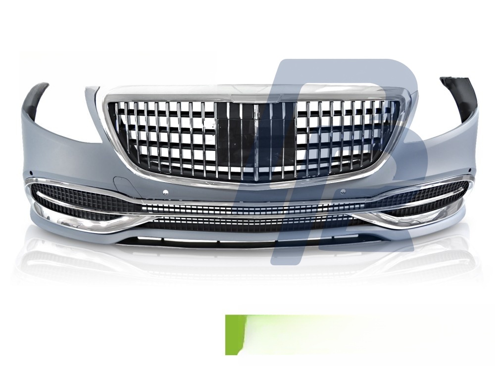 Sport Front Bumper Style PDC ACC for Mercedes S-Class W222 2018–2020 - 5