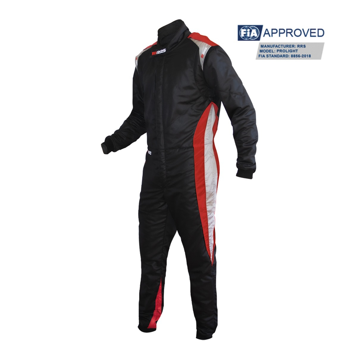 RRS PROLIGHT RACE SUIT BLACK FIA 8856-2018 - 2