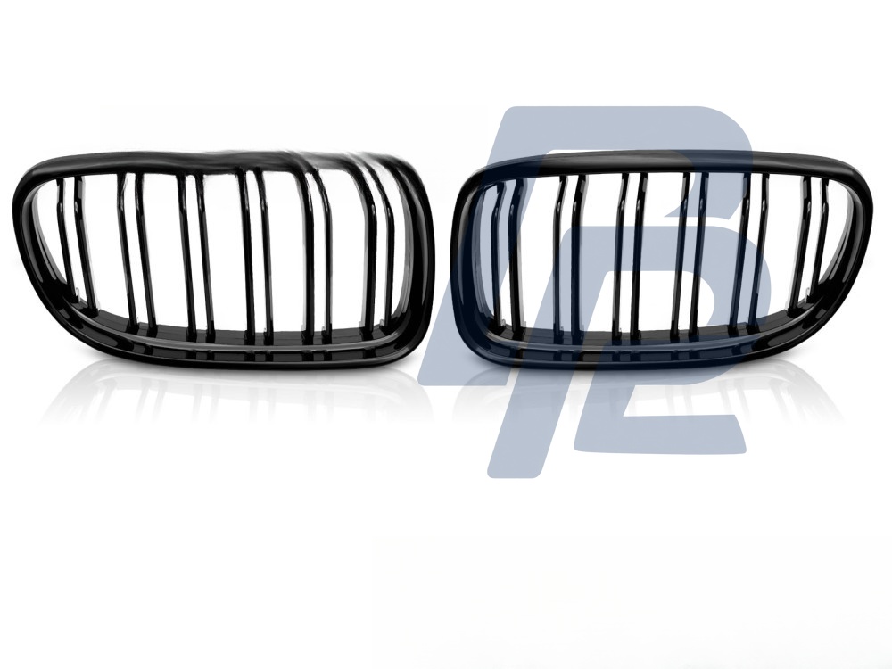 Grille Sport Gloss Black Double-Slat for BMW E90 / E91 LCI 2009–2011 - 6