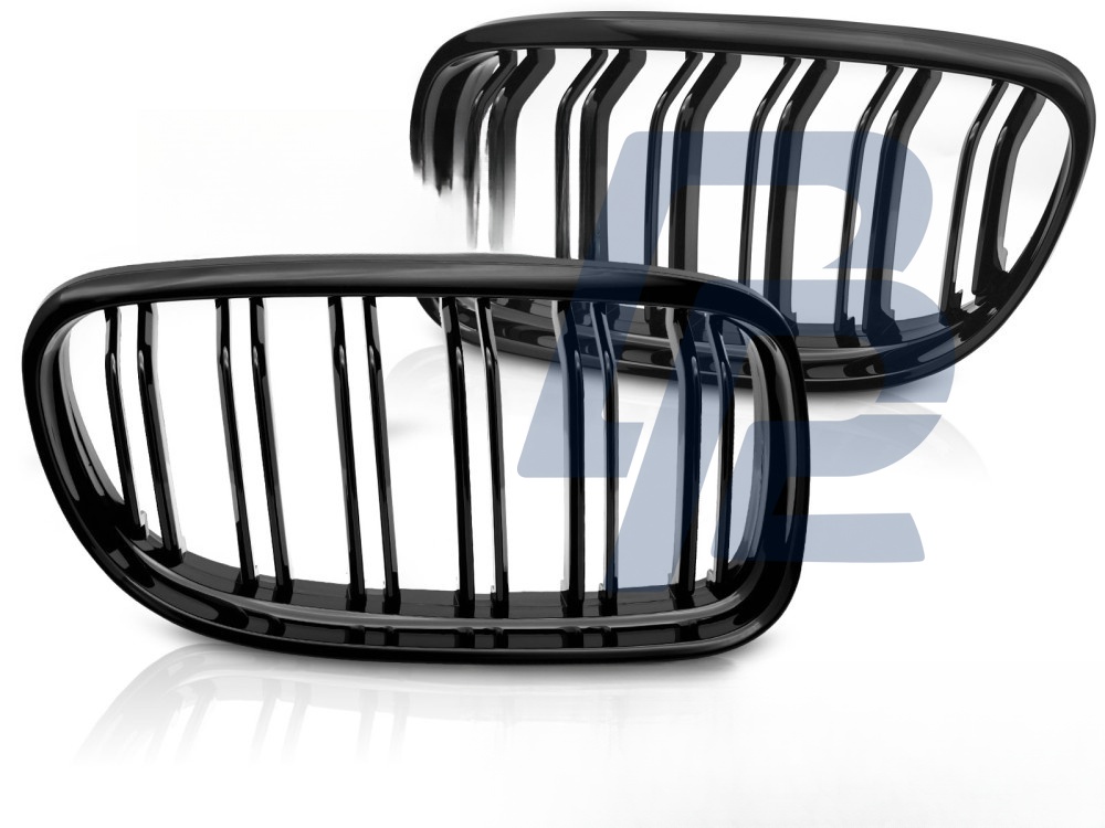 Grille Sport Gloss Black Double-Slat for BMW E90 / E91 LCI 2009–2011 - 5