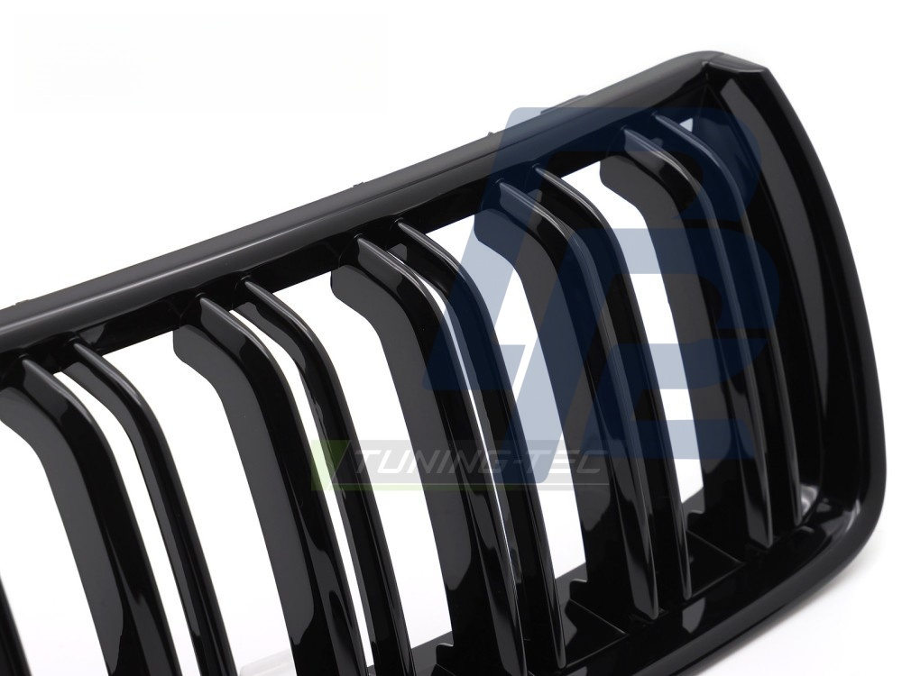 Grille Sport Gloss Black Double-Slat for BMW E90 / E91 2005–2008 - 6