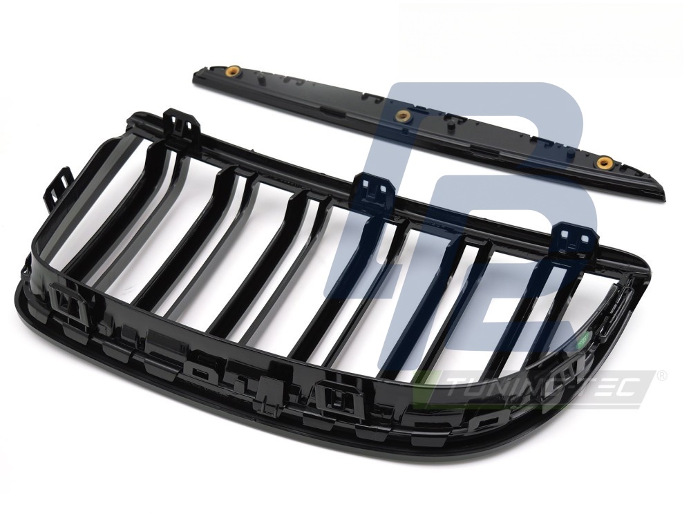 Grille Sport Gloss Black Double-Slat for BMW E90 / E91 2005–2008 - 4