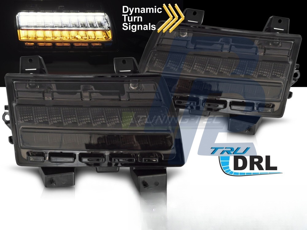 Headlights for Front Indicators DRL Sequential Smoked for Jeep Wrangler Jl 2018–2023 - 3