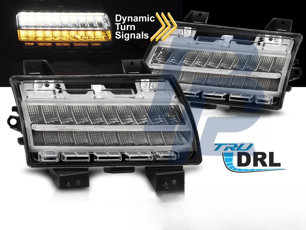 Headlights for Front Indicators DRL Sequential Chrome for Jeep Wrangler Jl 2018–2023 - 2