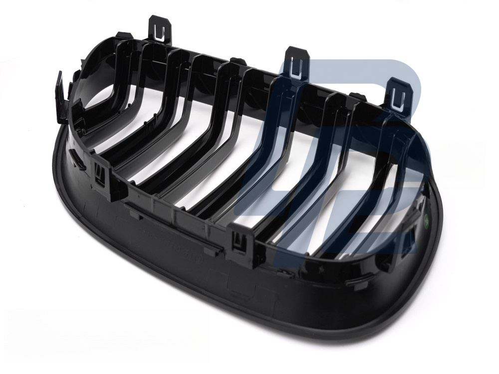 Grille Sport Gloss Black Double-Slat for BMW E60 / E61 2003–2010 - 6