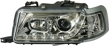 AUDI A4 99-01 HEADLIGHTS SET CLEAR